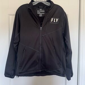 FLY Racing Men's Black Lightweight Zip Jacket